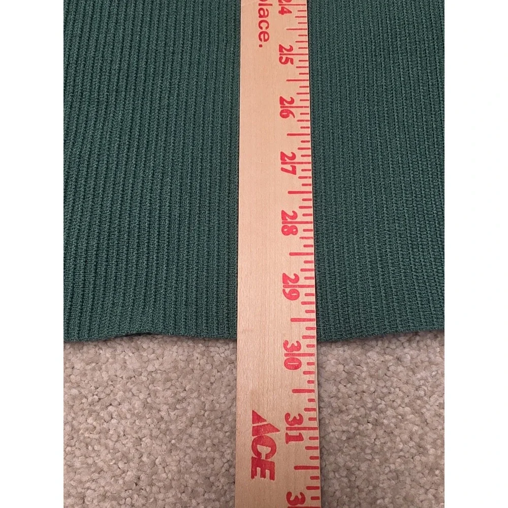 Aritzia Babaton Size‎ S Sculpt Knit Racer Mini Dress Forest Green Bodycon NWT